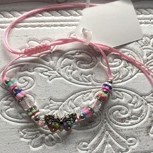 multi colored butterfly bracelet